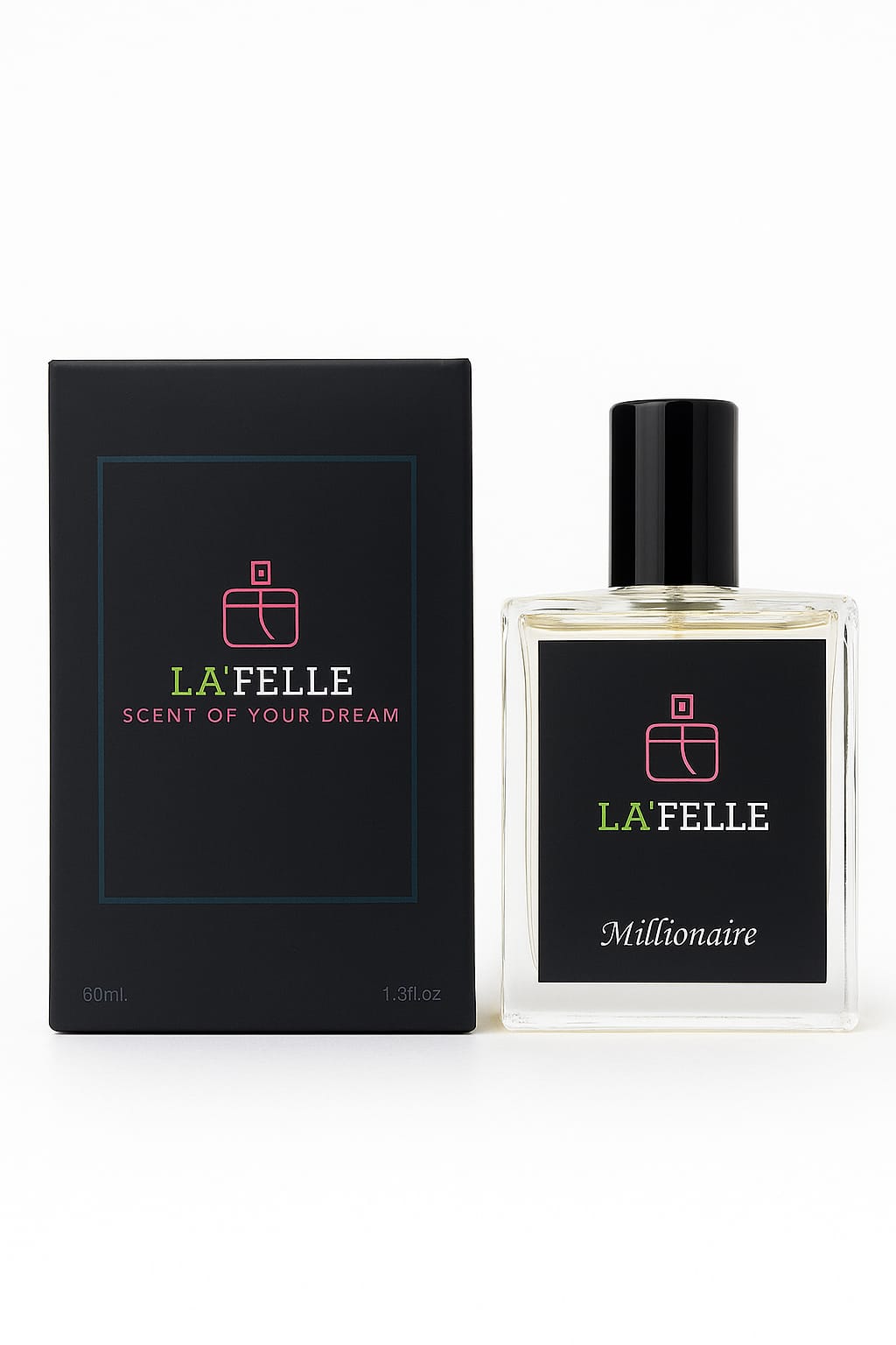 LA’FELLE Millionaire ( used by sanjay dutt and others) Eau De Parfum -(60ml)